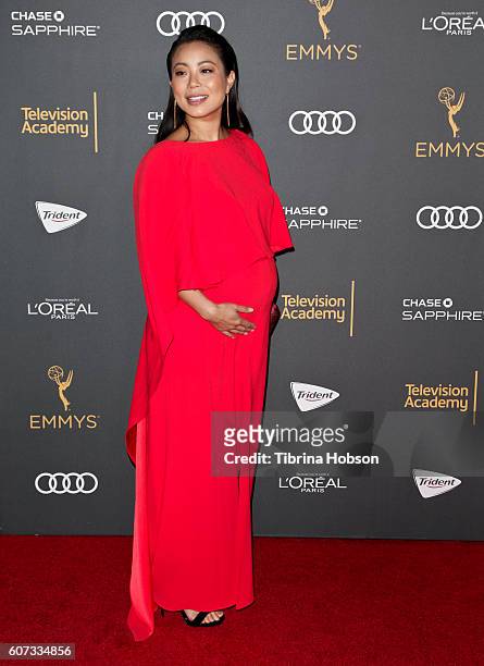 Michelle Ang attends the Television Academy reception for Emmy Nominees at Pacific Design Center on September 16, 2016 in West Hollywood, California.