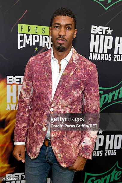 Fonzworth Bentley attends the BET Hip Hop Awards 2016 Green Carpet at Cobb Energy Performing Arts Center on September 17, 2016 in Atlanta, Georgia.