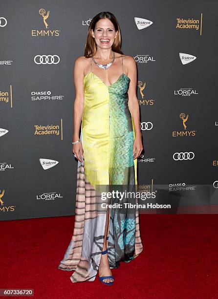 Suzanne Cryer attends the Television Academy reception for Emmy Nominees at Pacific Design Center on September 16, 2016 in West Hollywood, California.