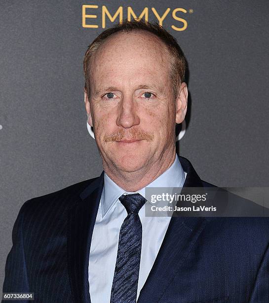 Actor Matt Walsh attends the Television Academy reception for Emmy nominated performers at Pacific Design Center on September 16, 2016 in West...