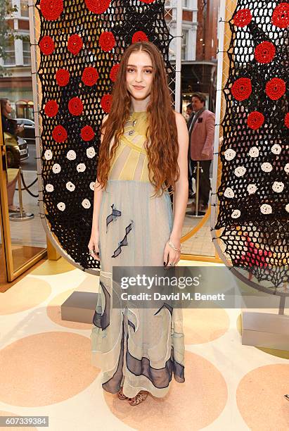 Birdy attends as RED Valentino celebrates the opening of their first London flagship store during LFW on September 17, 2016 in London, England.