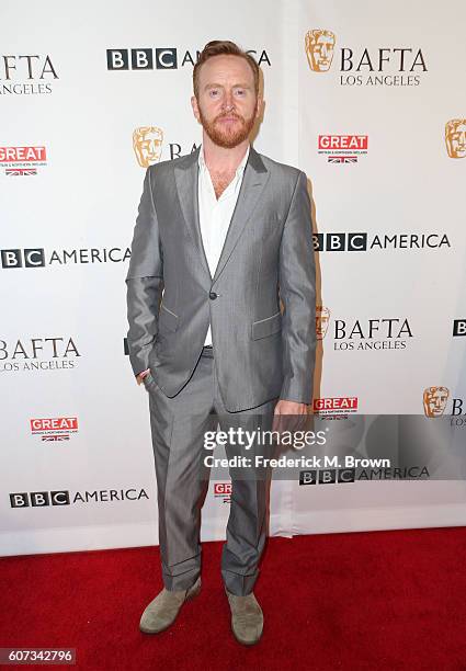 Actor Tony Curran attends the BBC America BAFTA Los Angeles TV Tea Party 2016 at The London Hotel on September 17, 2016 in West Hollywood, California.