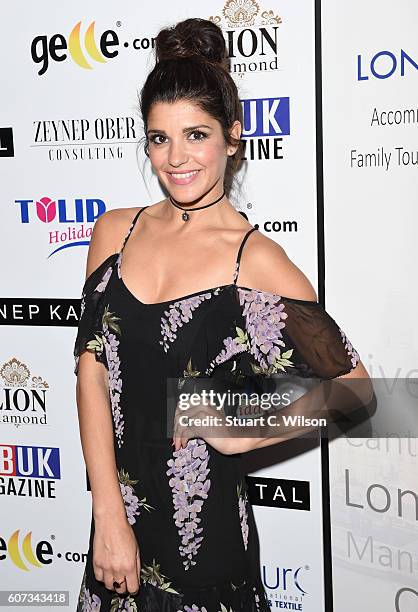 Natalie Anderson attends the Zeynep Kartal show during London Fashion Week Spring/Summer collections 2017 on September 17, 2016 in London, United...