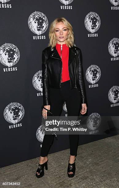 Clara Paget attends the Verses show during London Fashion Week Spring/Summer collections 2017 on September 17, 2016 in London, United Kingdom.