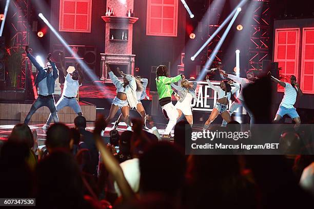 Dae Dae performs onstage during the 2016 BET Hip Hop Awards at Cobb Energy Performing Arts Center on September 17, 2016 in Atlanta, Georgia.