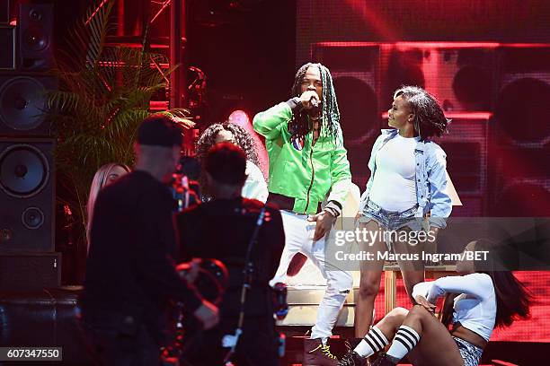 Dae Dae performs onstage during the 2016 BET Hip Hop Awards at Cobb Energy Performing Arts Center on September 17, 2016 in Atlanta, Georgia.