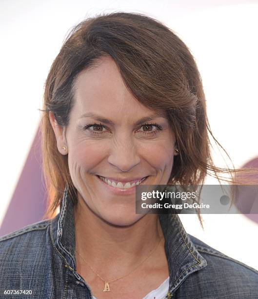 Actress Annabeth Gish arrives at the premiere of Warner Bros. Pictures' "Storks" at Regency Village Theatre on September 17, 2016 in Westwood,...