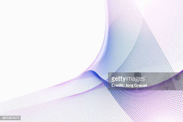 lines forming abstract shapes - technology stock illustrations