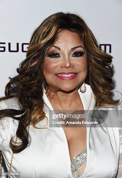 Singer La Toya Jackson arrives at the Annual Brent Shapiro Foundation for Alcohol and Drug Prevention Summer Spectacular on September 17, 2016 in...