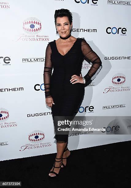 Television personality Kris Jenner arrives at the Annual Brent Shapiro Foundation for Alcohol and Drug Prevention Summer Spectacular on September 17,...