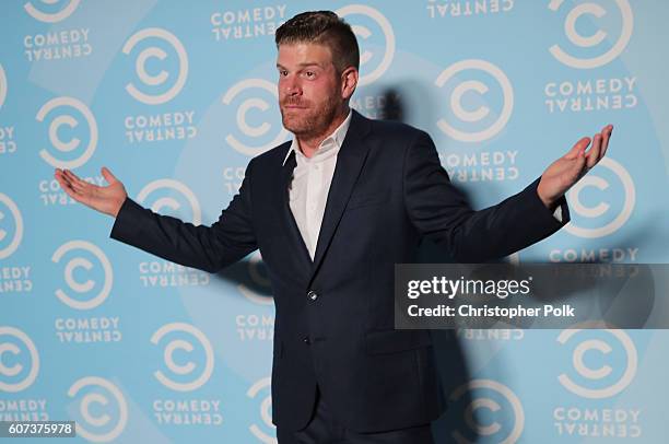 Actor Stephen Rannazzisi attends the Comedy Central Pre-Emmys Party at Boulevard3 on September 17, 2016 in Hollywood, California.