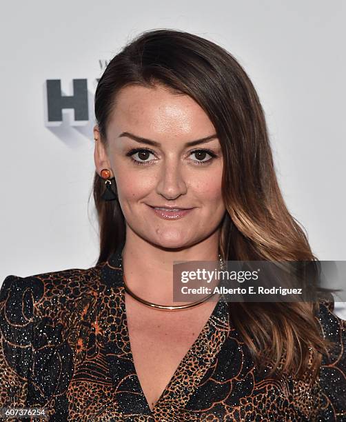 Actress Alison Wright attends the Vanity and FX Annual Primetime Emmy Nominations Party at Craft Restaurant on September 17, 2016 in Beverly Hills,...