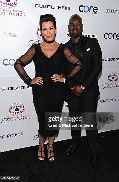 Kris Jenner and Corey Gamble attend the annual Summer Spectacular to benefit the Brent Shapiro Foundation For Alcohol And Drug Prevention on...