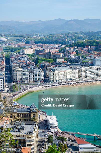 san sebastian, spain - pabellón auricular fotografías e imágenes de stock