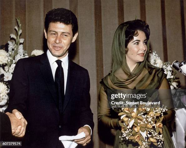 Elizabeth Taylor with Ediie Fisher Elizabeth Taylor with Ediie Fisher