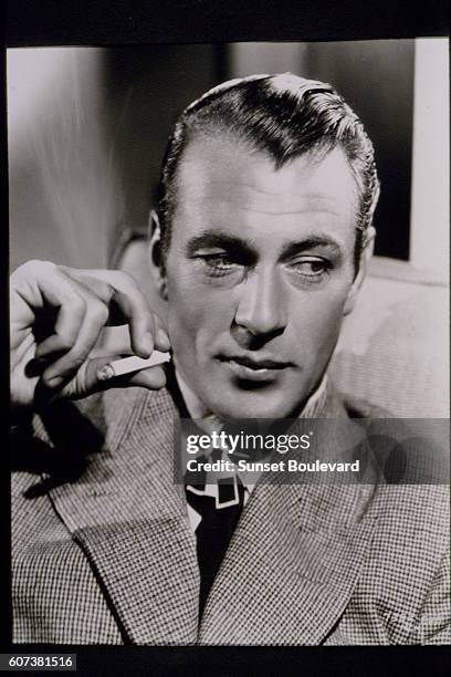 American actor Gary Cooper