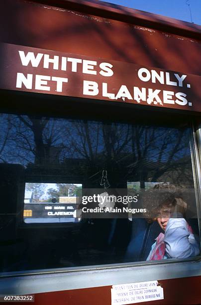 South African "Whites Only" Train Compartment