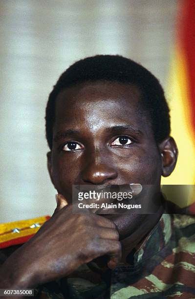 Burkina Faso President, Thomas Sankara.