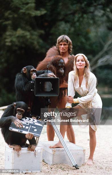 'Tarzan, The Ape Man' by John Derek with Bo Derek and Miles O'Keeffe .