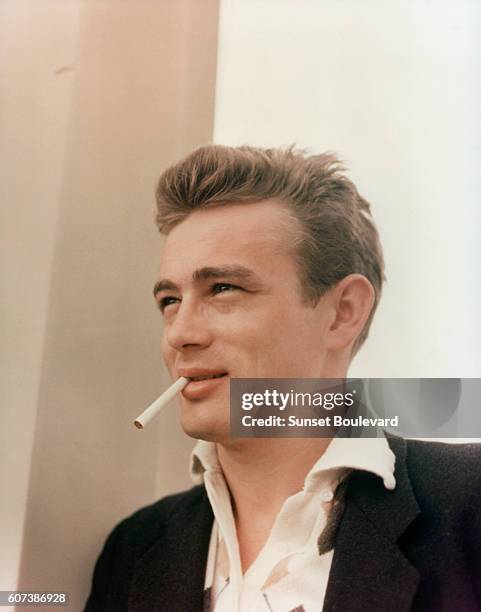 American actor James Dean, March 1955.