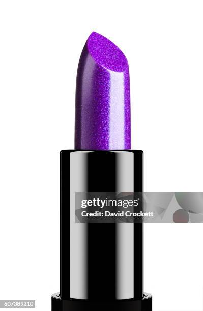 purple lipstick - forma de falo fotografías e imágenes de stock