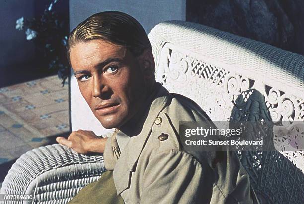 Irish actor Peter O'Toole on the set of Lawrence of Arabia, directed by David Lean.