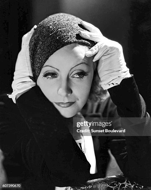 Swedish actress Greta Garbo