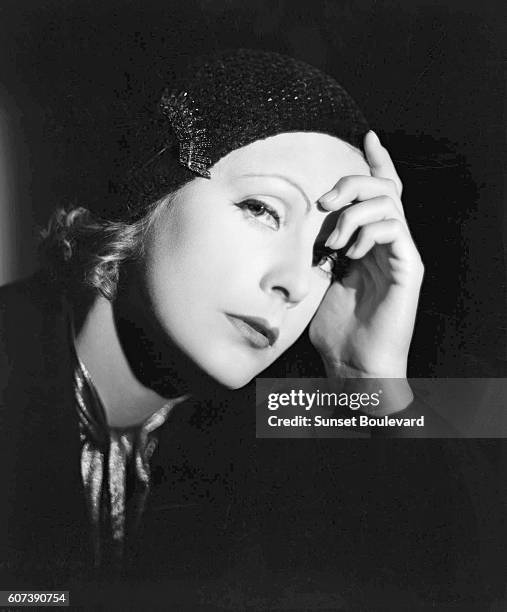 Swedish actress Greta Garbo