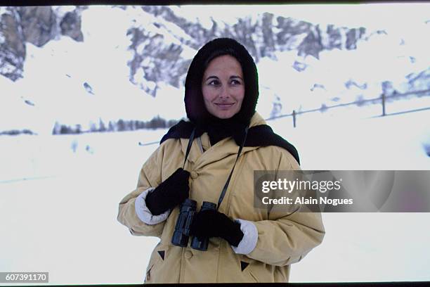 Segolene Royal Visits the Parc de la Vanoise