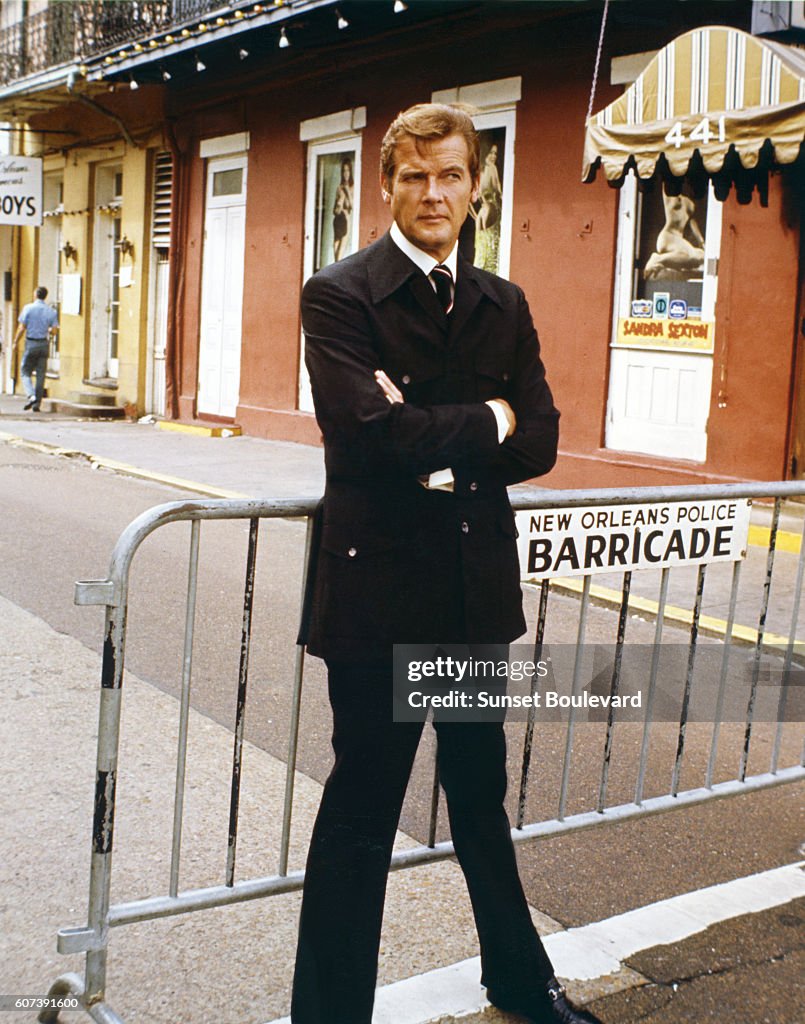 On the Set of "Live And Let Die"
