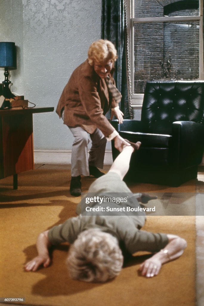 On the Set of "Frenzy"