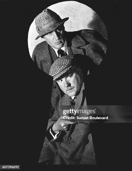 Basil Rathbone British Actor South African-born British actor Basil Rathbone and British actor ...