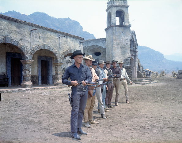 On the set of The Magnificent Seven