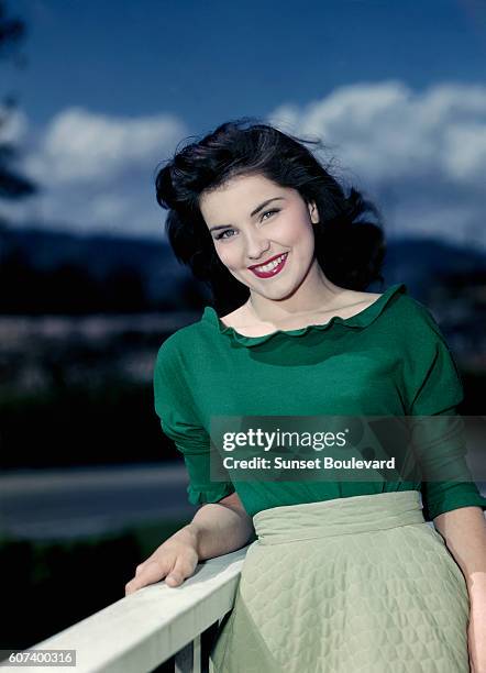 American actress Debra Paget