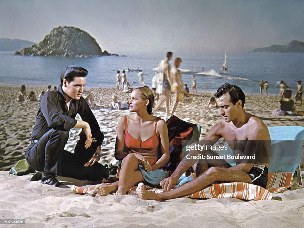 On the set of Fun in Acapulco