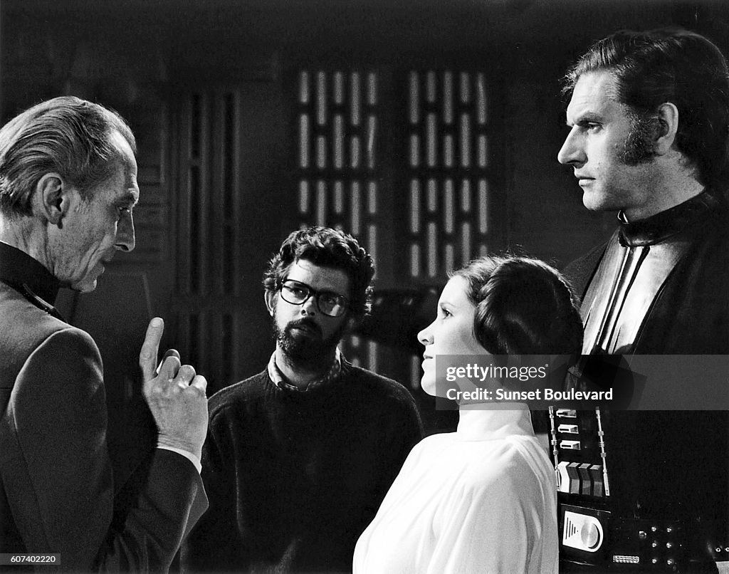 On the set of Star Wars: Episode IV - A New Hope