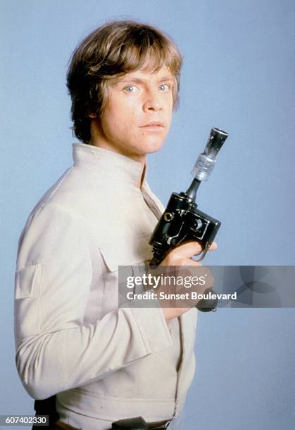 American actor Mark Hamill on the set of Star Wars: Episode V - The Empire Strikes Back directed by Irvin Kershner.