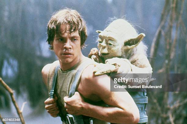 American actor Mark Hamill on the set of Star Wars: Episode V - The Empire Strikes Back directed by Irvin Kershner.