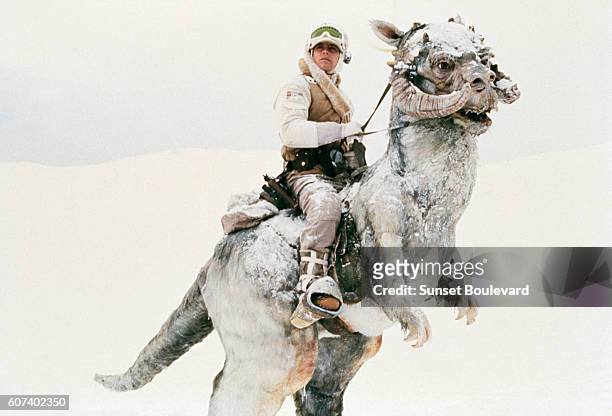 American actor Mark Hamill on the set of Star Wars: Episode V - The Empire Strikes Back directed by Irvin Kershner.