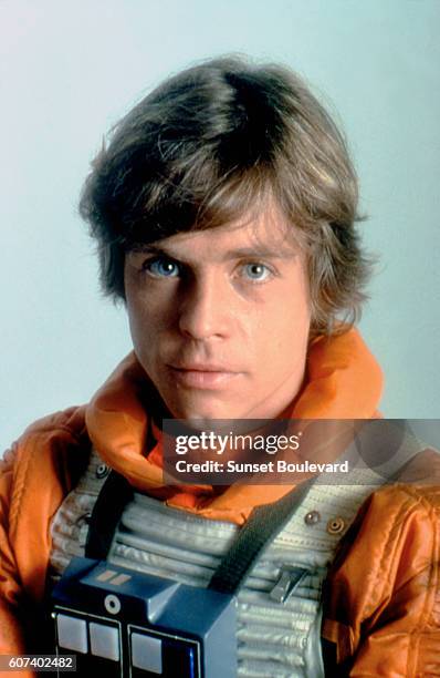 American actor Mark Hamill on the set of Star Wars: Episode V - The Empire Strikes Back directed by Irvin Kershner.