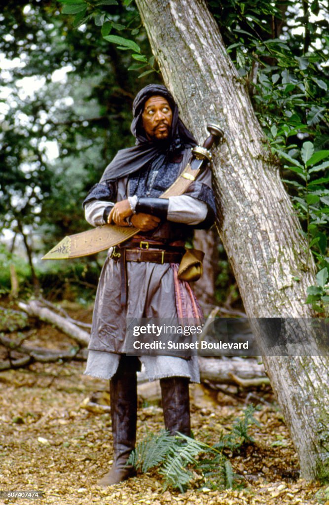 On the set of Robin Hood: Prince of Thieves