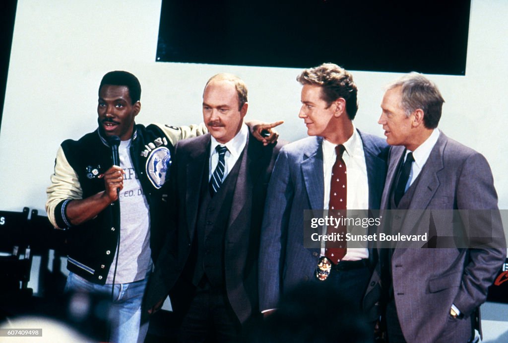 On the set of Beverly Hills Cop II