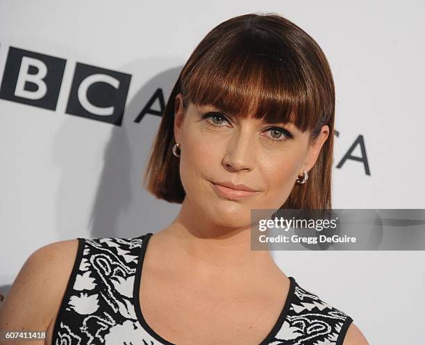 Actress Julie Ann Emery arrives at the BBC America BAFTA Los Angeles TV Tea Party at The London Hotel on September 17, 2016 in West Hollywood,...