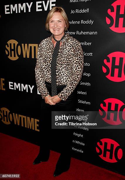 Denise Crosby attends the Showtime Emmy Eve Party at Sunset Tower on September 17, 2016 in West Hollywood, California.