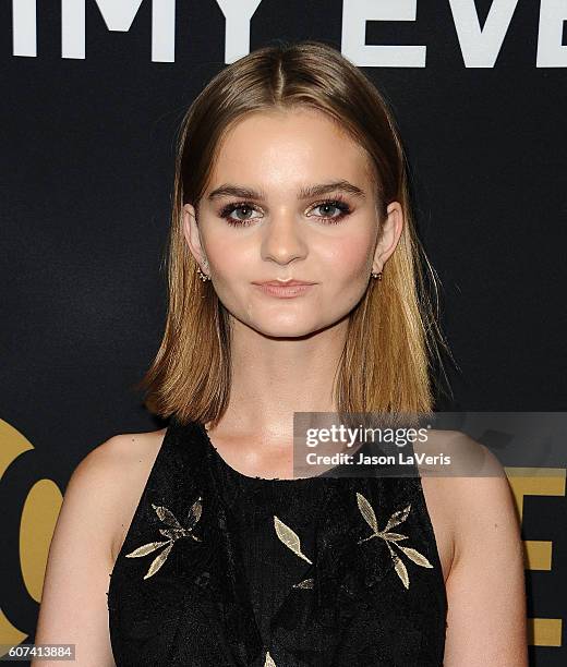 Actress Kerris Dorsey attends the Showtime Emmy eve party at Sunset Tower on September 17, 2016 in West Hollywood, California.