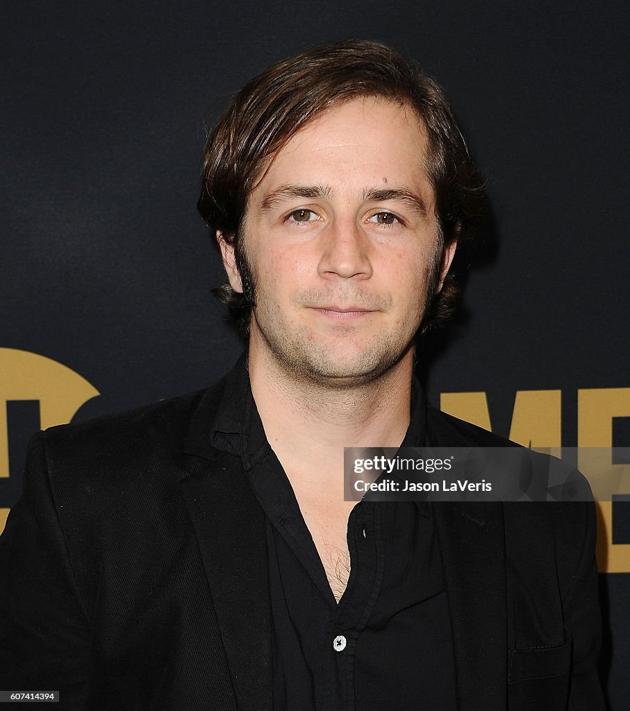 Actor Michael Angarano attends the Showtime Emmy eve party at Sunset