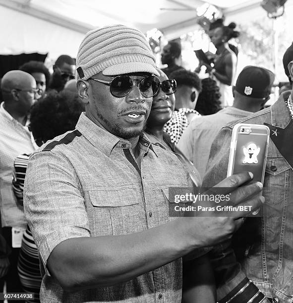 Sway attends 2016 BET Hip Hop Awards at Cobb Energy Performing Arts Center on September 17, 2016 in Atlanta, Georgia.