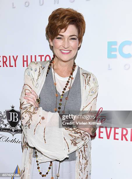 Carolyn Hennesy attends EcoLuxe Lounge Celebrates the Emmys at The Beverly Hilton on September 17, 2016 in Beverly Hills, California