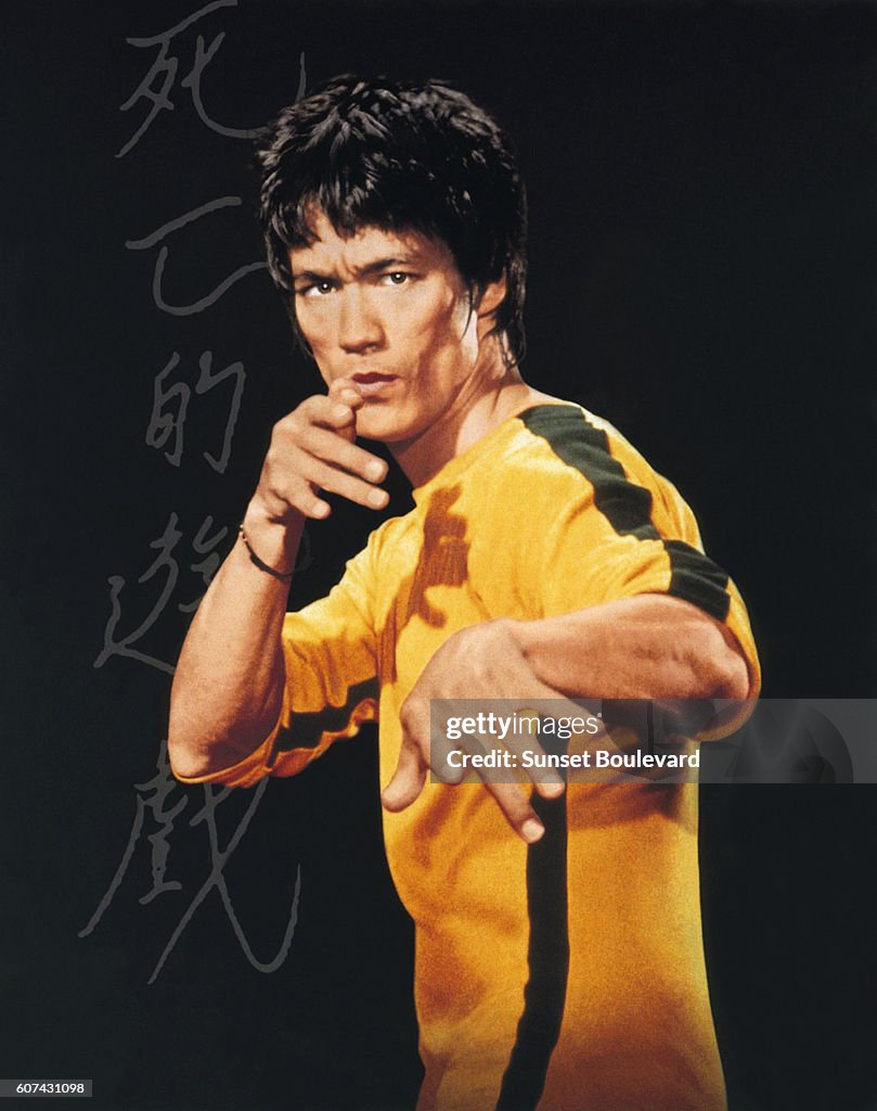 On the set of 'Game of Death'