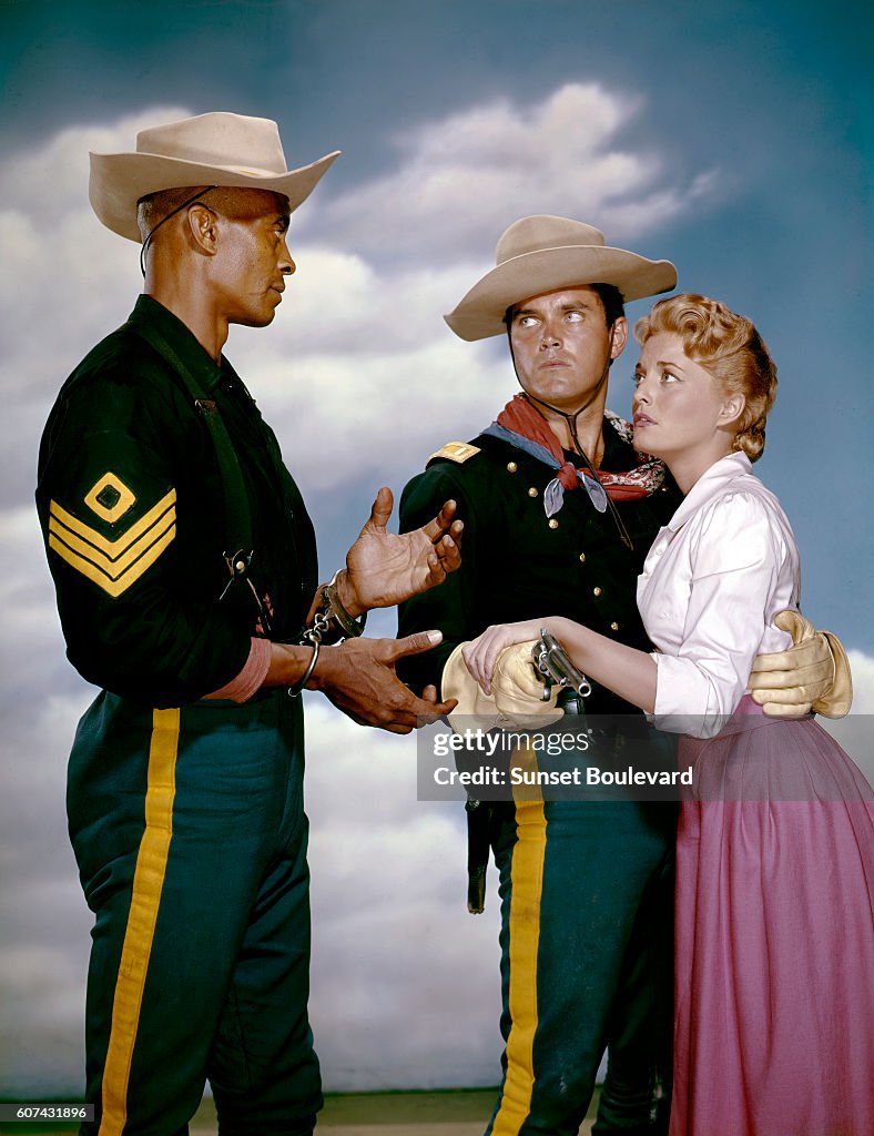 Martin Rutledge Actor American actors Woody Strode, Jeffrey Hunter and Constance Towers on ...